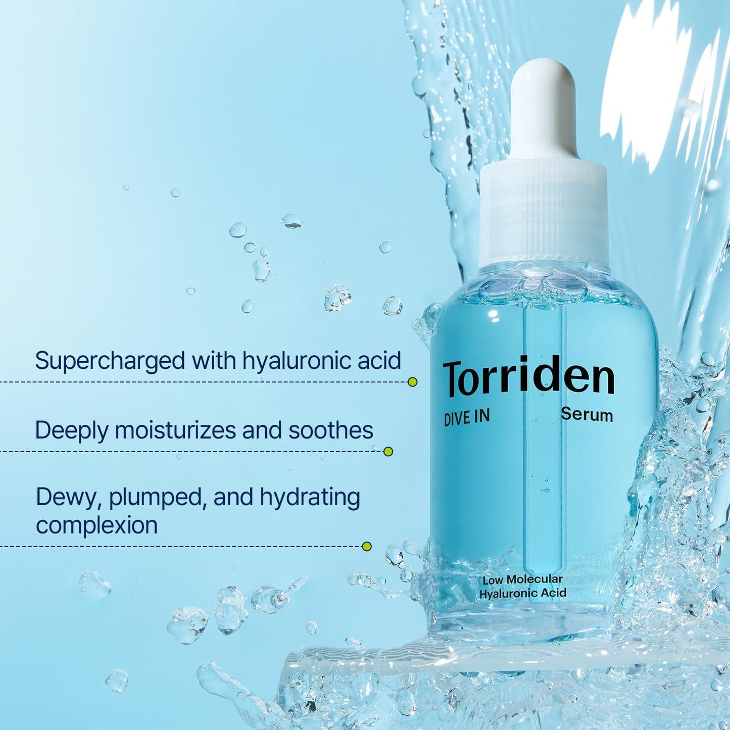 Torriden DIVE-IN Low Molecular Hyaluronic Acid Serum 50ml - 5D HA Complex