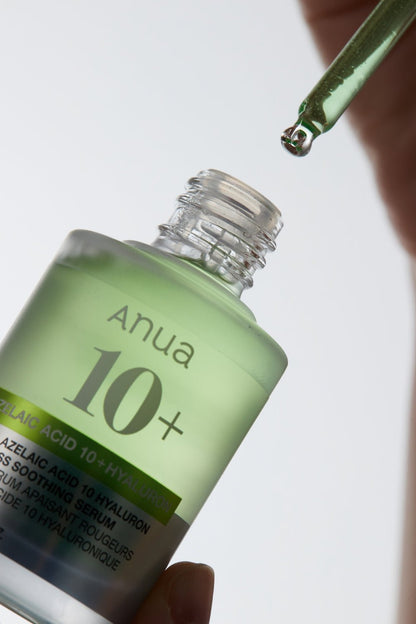 ANUA Azelaic Acid 10 Hyaluron Redness Soothing Serum 30ml - Hani Skin