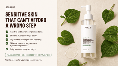 ANUA Heartleaf Pore Control Cleansing Oil Mild 200ml - Hani Skin