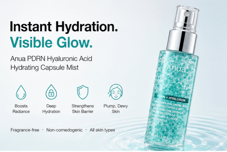 Anua PDRN Hyaluronic Acid Hydrating Capsule Mist 100ml - Hani Skin