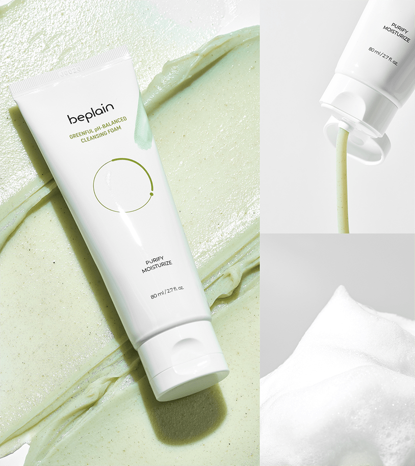 Beplain Mung Bean pH - Balanced Cleansing Foam - Hani Skin