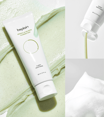 Beplain Mung Bean pH - Balanced Cleansing Foam - Hani Skin