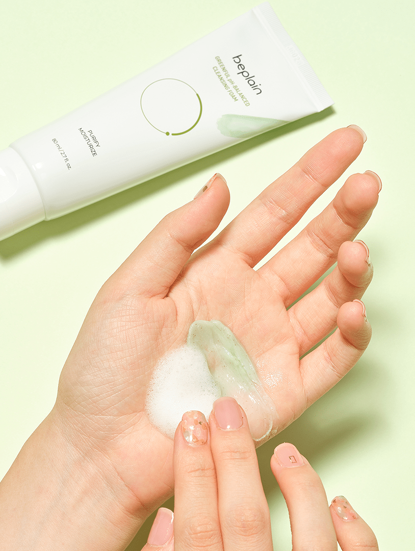 Beplain Mung Bean pH - Balanced Cleansing Foam - Hani Skin