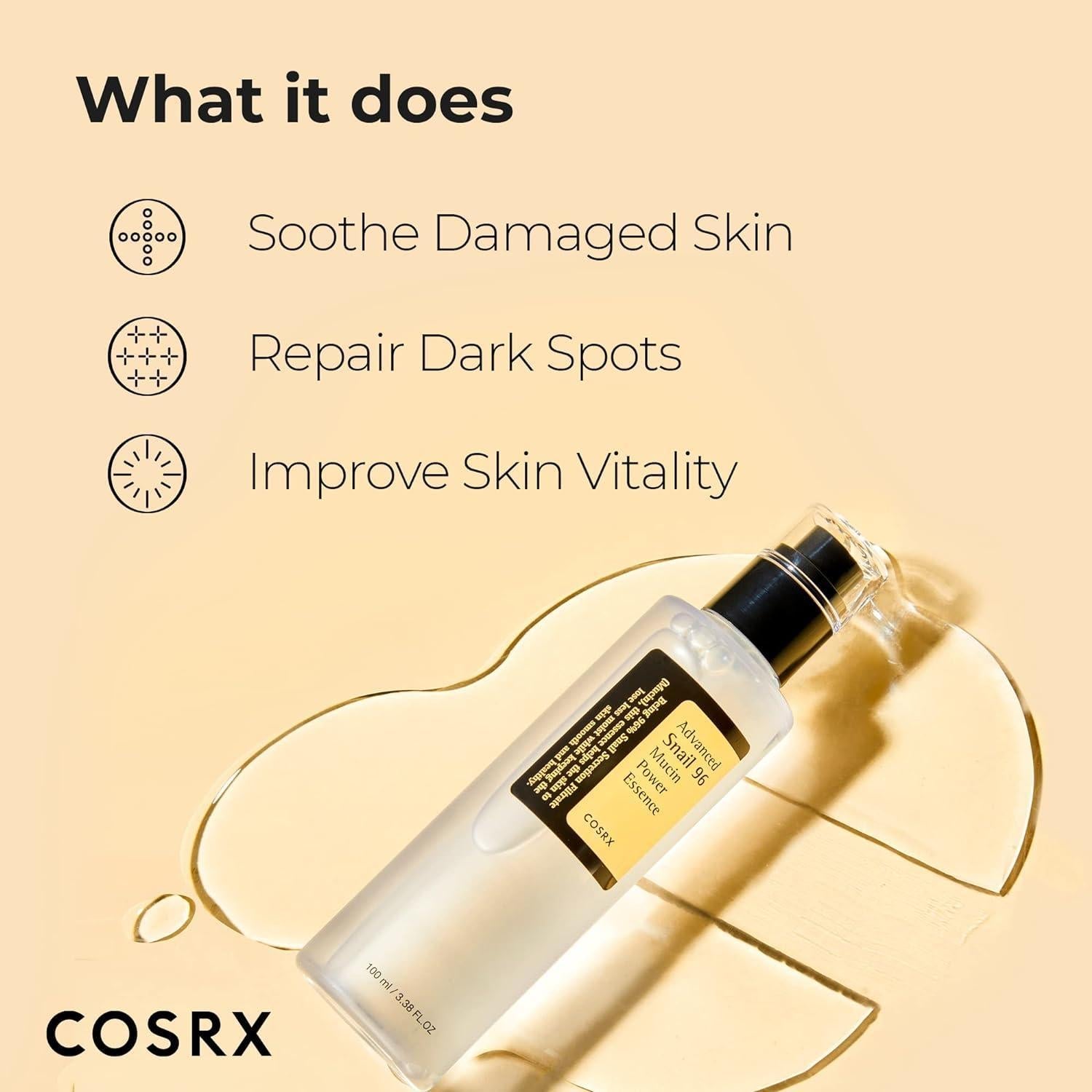 COSRX Advanced Snail 96 Mucin Power Essence 100ml - Hani Skin